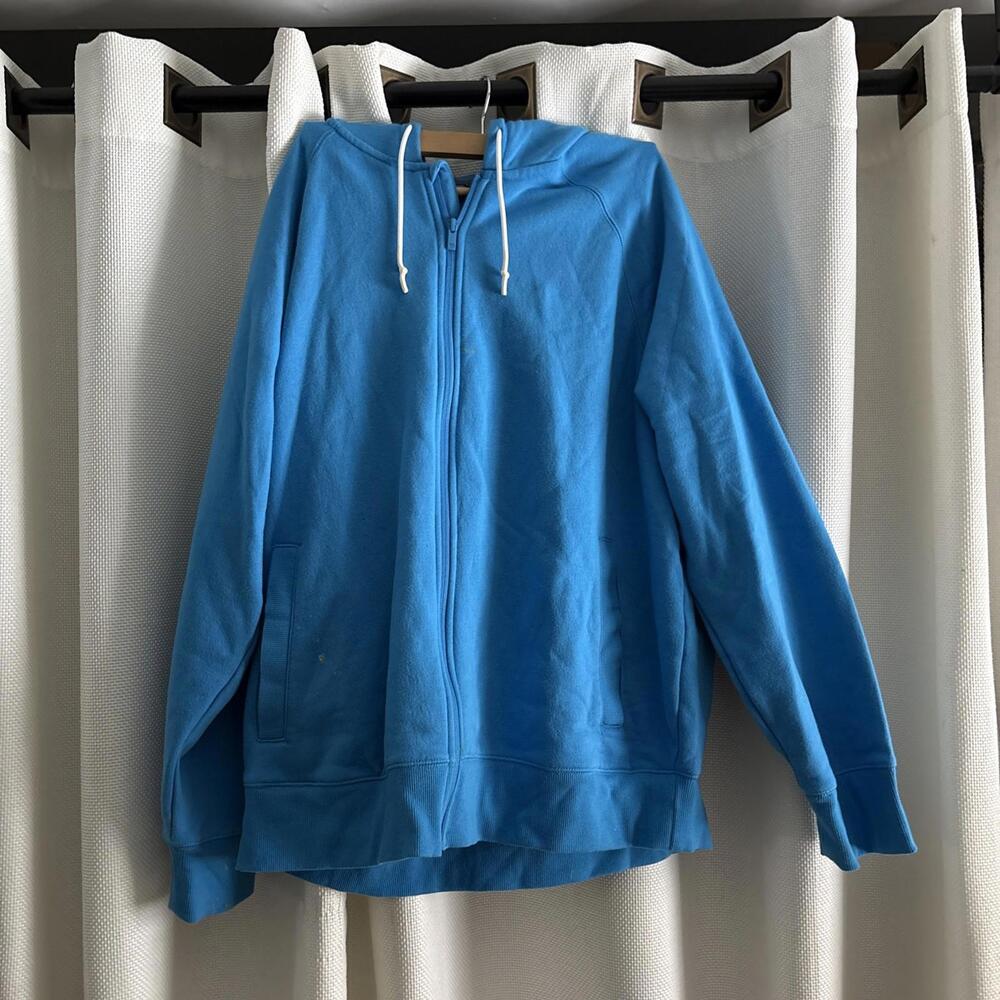 All In Motion Men’s Zip Up Hoodie Sweatshirt Size Medium M